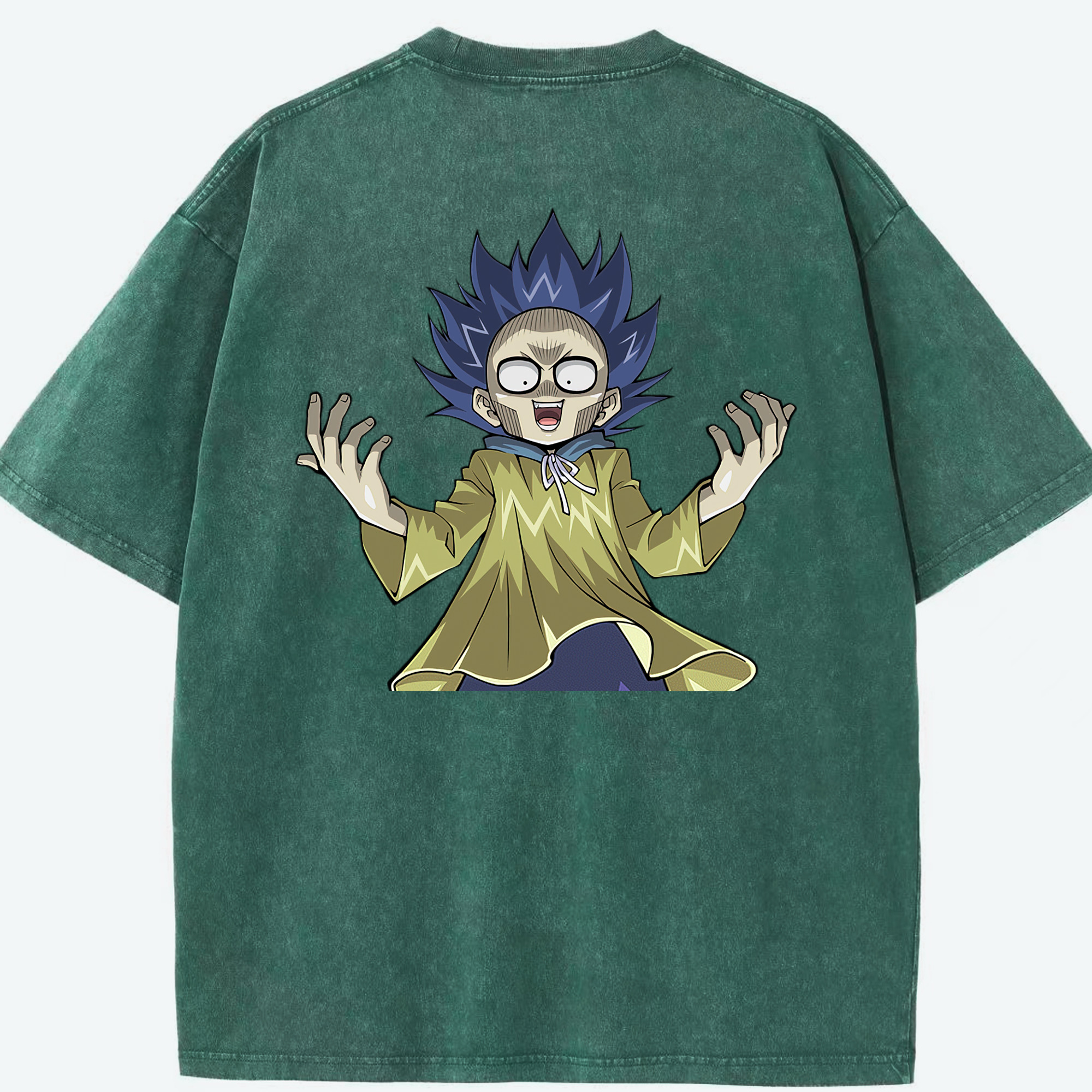 （画像用） 遊☆戯☆王 Yu-Gi-Oh! 綿100% ヴィンテージ風 半袖Tシャツ（背面プリント）